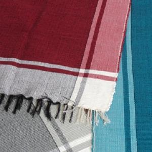 Beira cama de malha xadrezão cores variadas 80x150cm Ref.015