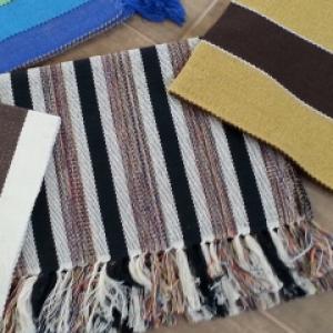 Tapete e jogos 3 peças no fio de algodão 50x70cm Ref.035