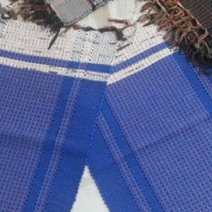 Tapete box de malha modelo xadrezão 40x60cm Ref.036