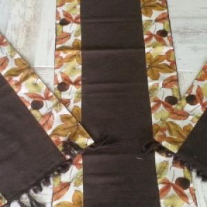 Jogo com barrado de chita 3 peças 