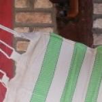 Rede cadeira várias cores tecido de algodão enchimento de espuma.