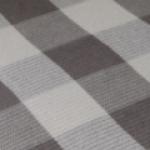 Colcha de algodão xadrez trabalhada solteiro e king Ref.075