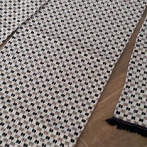 Jogo fio de Algodão dentilhado3 peças: 1 de 45×1,45cm e 2 de 45x75cm Ref.067