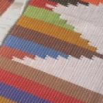 Beira cama fio de algodão modelo geométrico 80×1,50cm Ref.012